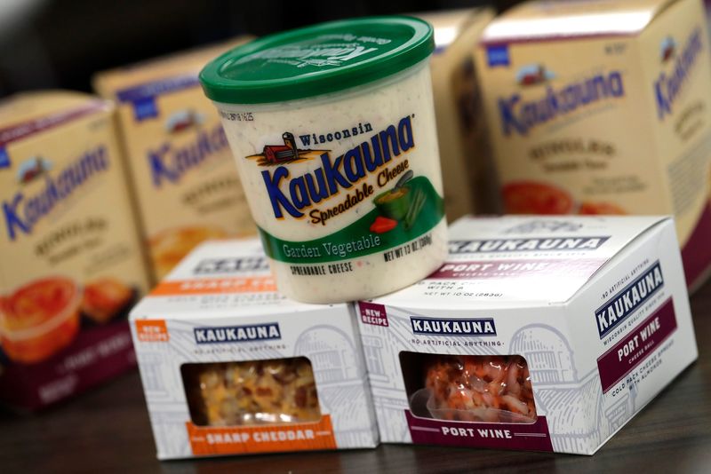 A variety of Kaukauna Cheese products produced by Bel Brands USA include new products like individual cups of spreadable cheese and a no artificial additives version of the cheese balls.
