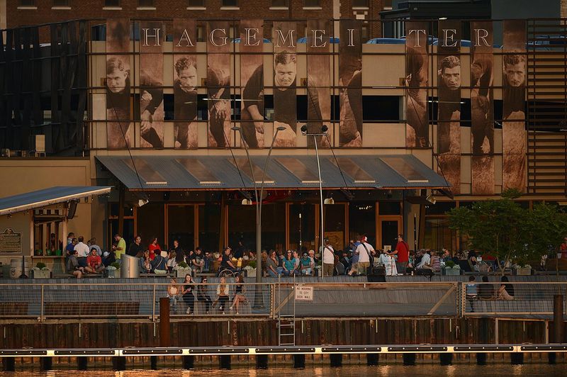 Cheers & SiDar are regular performers on the Hagemeister Park patio along the Fox River in downtown Green Bay. The outdoor space is a popular one day and night.