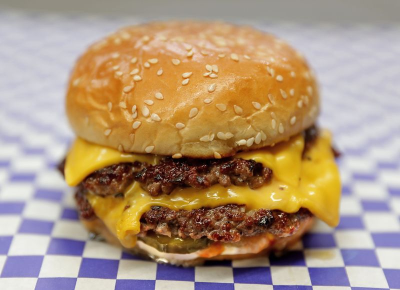 A Dairyland Cheeseburger at Dairyland Old-Fashioned Hamburgers.