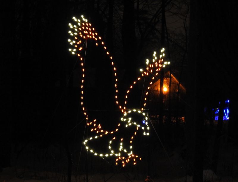 FILE - A display at a previous Lights in Lincoln Park in Manitowoc.