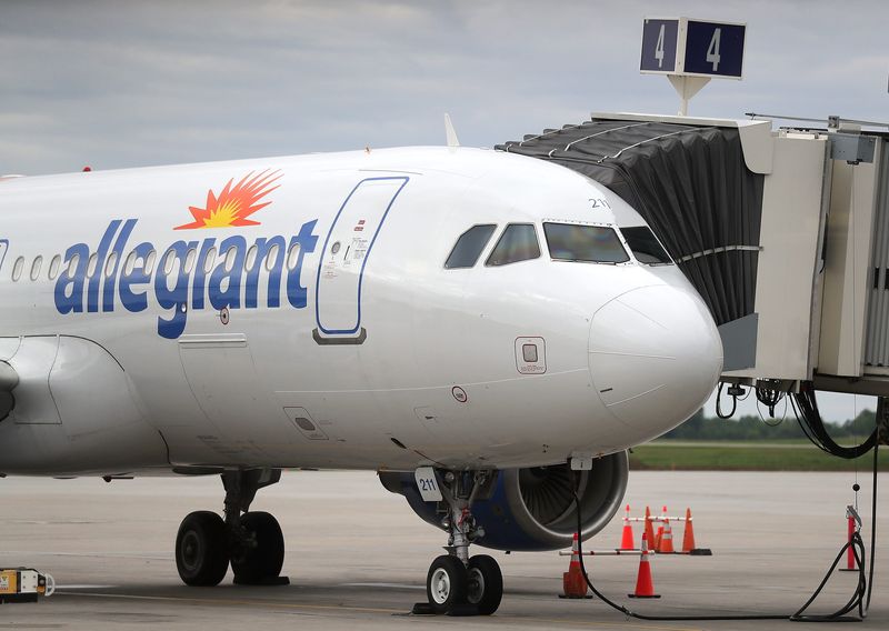 Appleton International Airport announced the addition of non-stop Allegiant Airlines flights to Los Angeles and St. Pete-Clearwater, Florida, as special event routes for Green Bay Packers away games. Photo taken on May 28, 2024, at Appleton International Airport in Greenville, Wis.