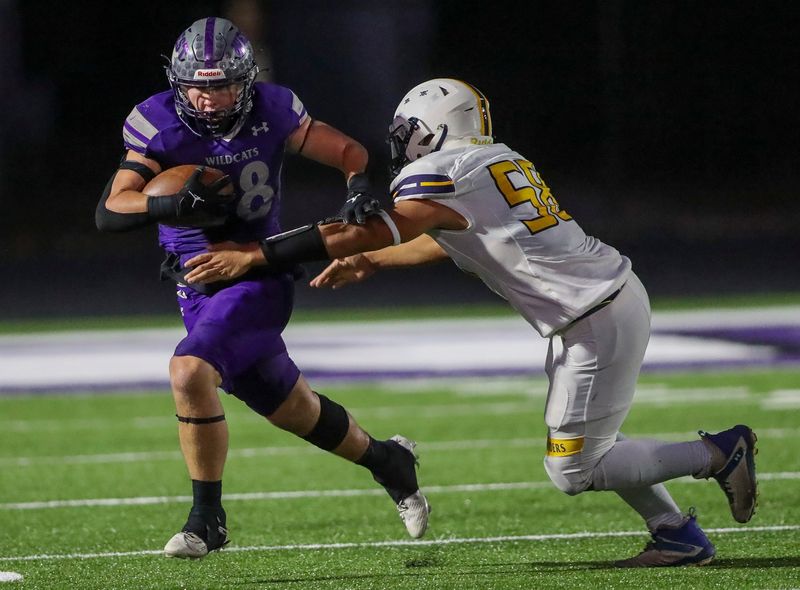 Green Bay West junior running back-linebacker Luke Rissling is being counted on to help lead both the offense and defense this season.