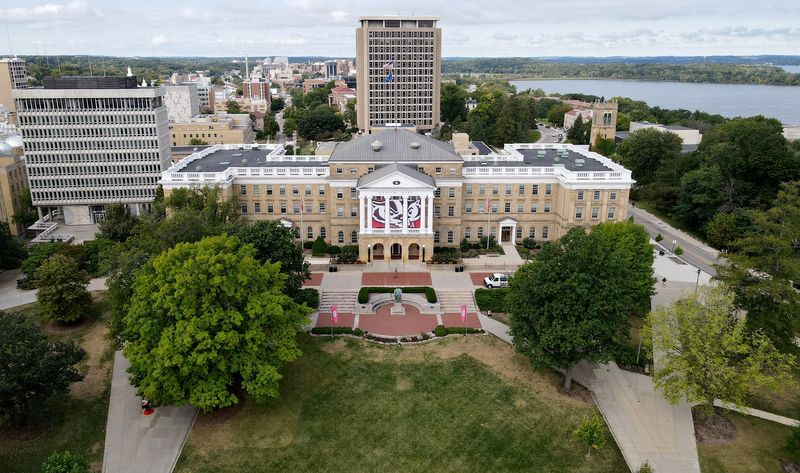 Bascom Hall at the University of Wisconsin campus in Madison on Tuesday, Sept. 24, 2024.