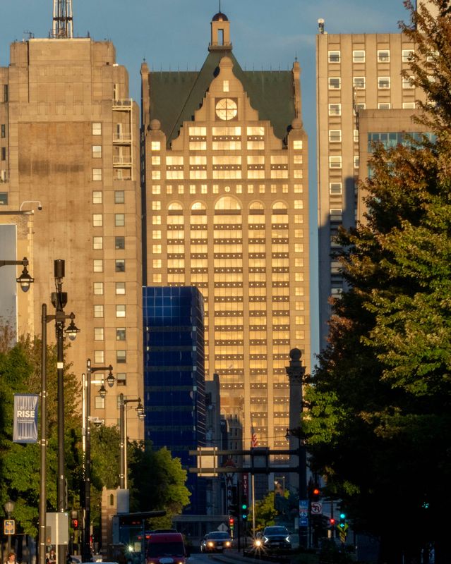 The conversion of the underused 100 East office tower to apartments is to get city financing help.