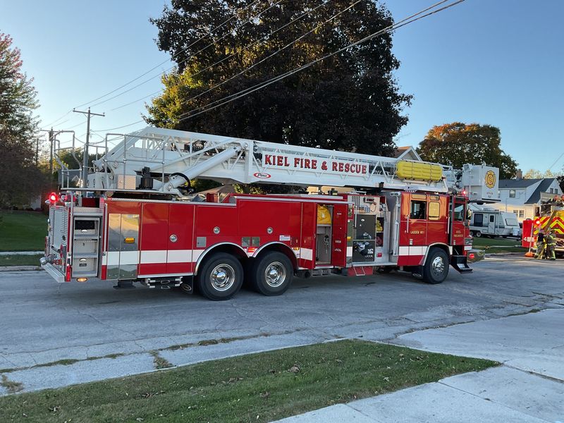 Kiel Fire Department responds to a call on Monday, Oct. 7, 2024.
