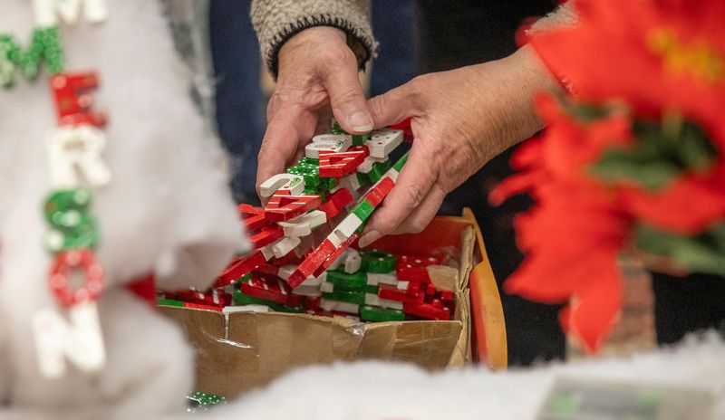The 55th annual Tinsel Trail hosts 170 vendors selling crafts, holiday decor and treats to an estimated 4,000 attendees during its one day run in Stevens Point, Wis. on Sunday, Nov 24, 2024.