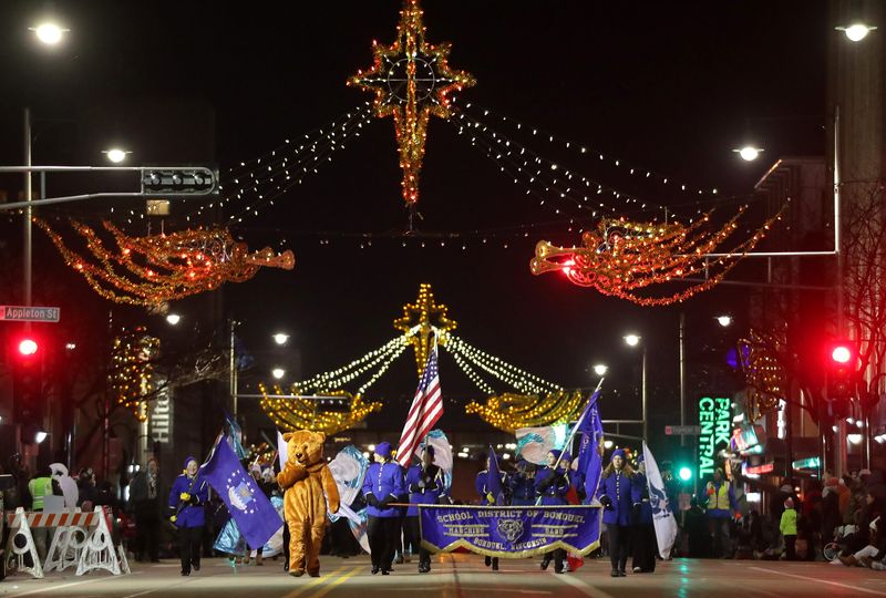 The Bonduel High School Marching Band during the 53rd Downtown Appleton Christmas Parade in Appleton, Wis. on Tuesday, November 26, 2024.
Wm. Glasheen USA TODAY NETWORK-Wisconsin