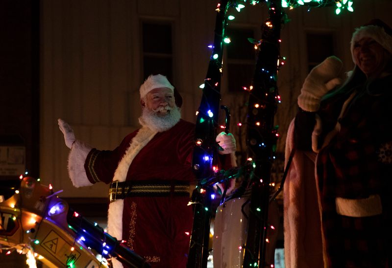Marshfield takes to Central Avenue to share holiday cheer with a holiday parade followed by tree lighting in Wenzel Park in Marshfield, Wis. on Thursday, Dec 5, 2024.