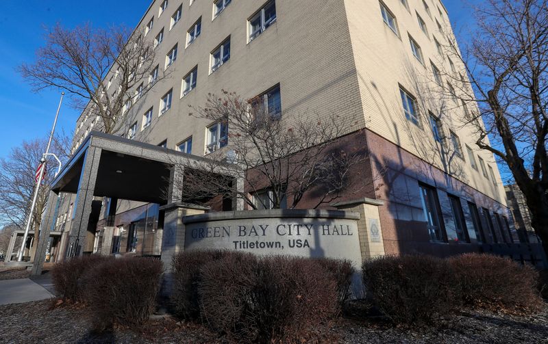 Green Bay City Hall is seen on Thursday, January 9, 2025, 100 N Jefferson St in Green Bay, Wis. 
Tork Mason/USA TODAY NETWORK-Wisconsin