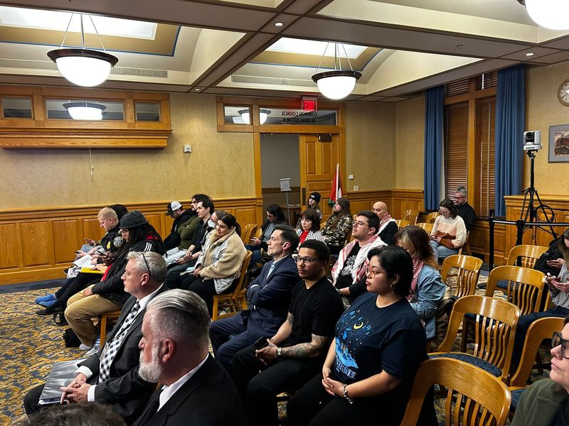 About 30 people attended a Fire and Police Commission meeting on April 17 where police officials discussed acquiring facial recognition technology. Attendees spoke for about two hours in opposition.