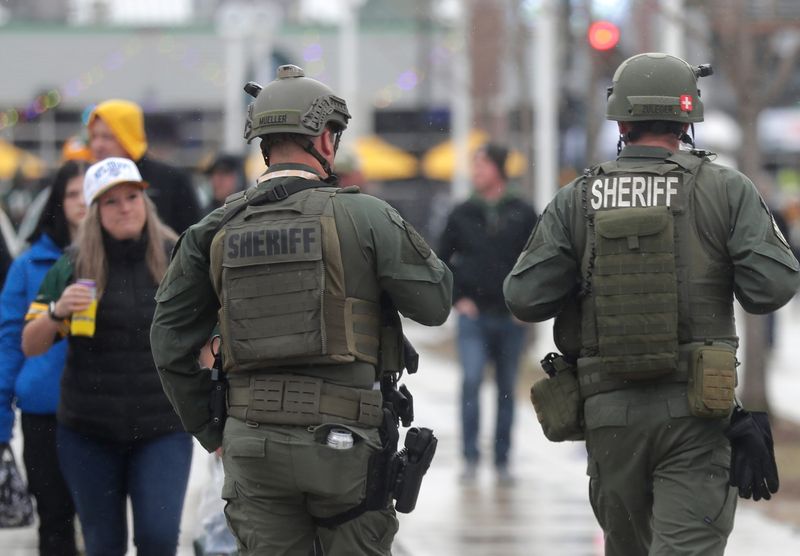Law enforcement on patrol near Lambeau Field during the second day of the NFL Draft presented by Bud Light Friday, April 25, 2025, in Green Bay, Wisconsin.
Wm. Glasheen USA TODAY NETWORK-Wisconsin