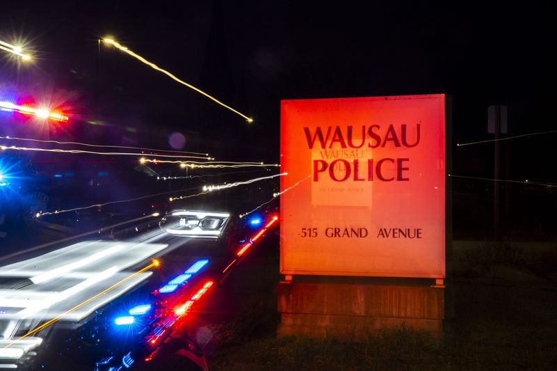 A Wausau Police Department squad car at the Wausau Police Department in Wausau, Wisconsin, on Wednesday, April 17, 2024.