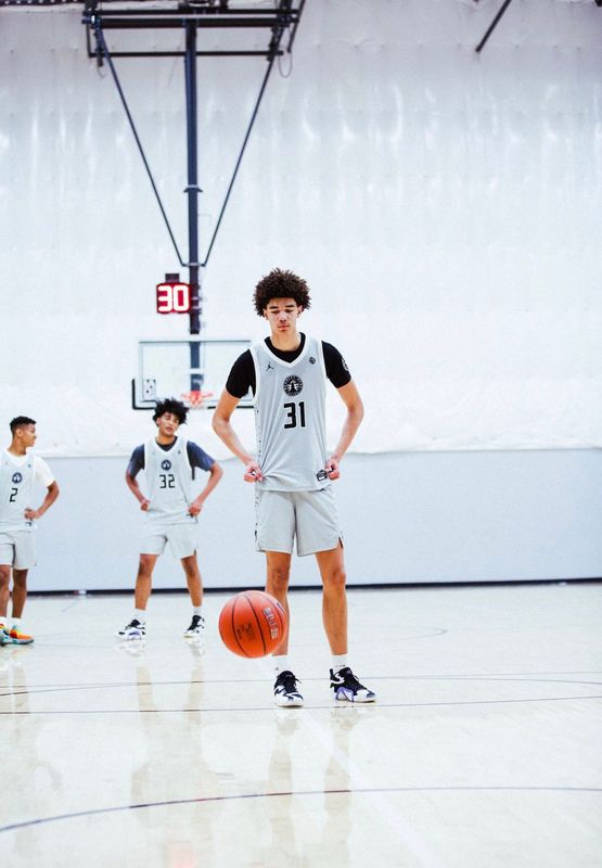 Sheek Pearson is a 6-foot-11 big man who is committed to Marquette in the 2026 class.