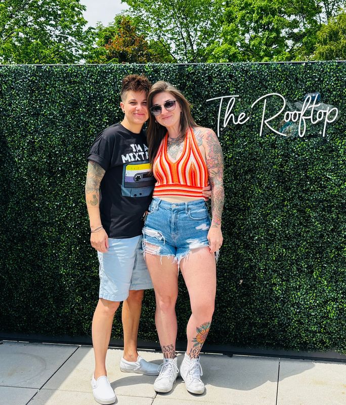 Kirby and Ember, authors of the first in a Sheboygan Pride Month series of columns.