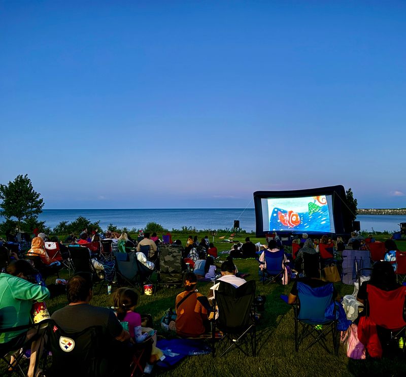 'Finding Nemo' is shown at Lighthouse Park in Manitowoc in 2024.
