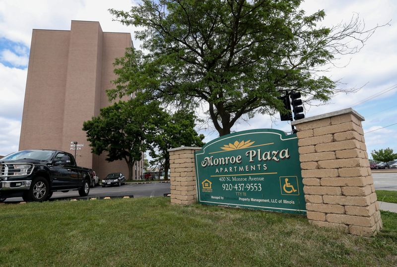 Monroe Plaza, 400 N. Monroe Ave. in Green Bay, may get a renovation if the city approves a developer's vision for the 1970s-era building.