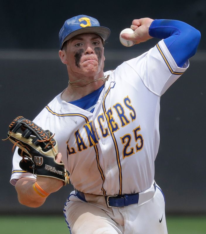 Dominic Santarelli of Kenosha St. Joseph Catholic was the Division 3 player of the year on the Wisconsin Baseball Coaches Association all-state team this season.