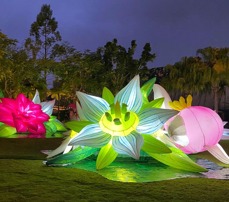 Amanda Parer's giant floral inflatable "Lost" will be installed on the Marcus Performing Arts Center grounds during Rainbow Summer in July.