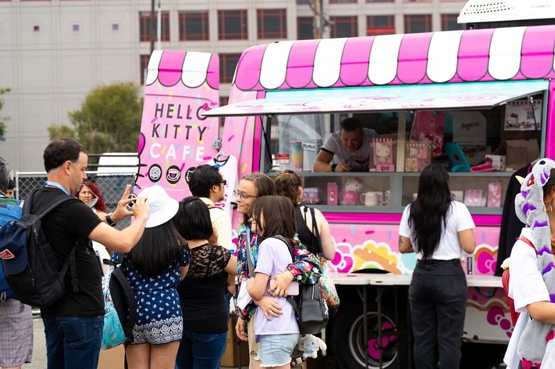 The Hello Kitty Café Truck is traveling the United States.