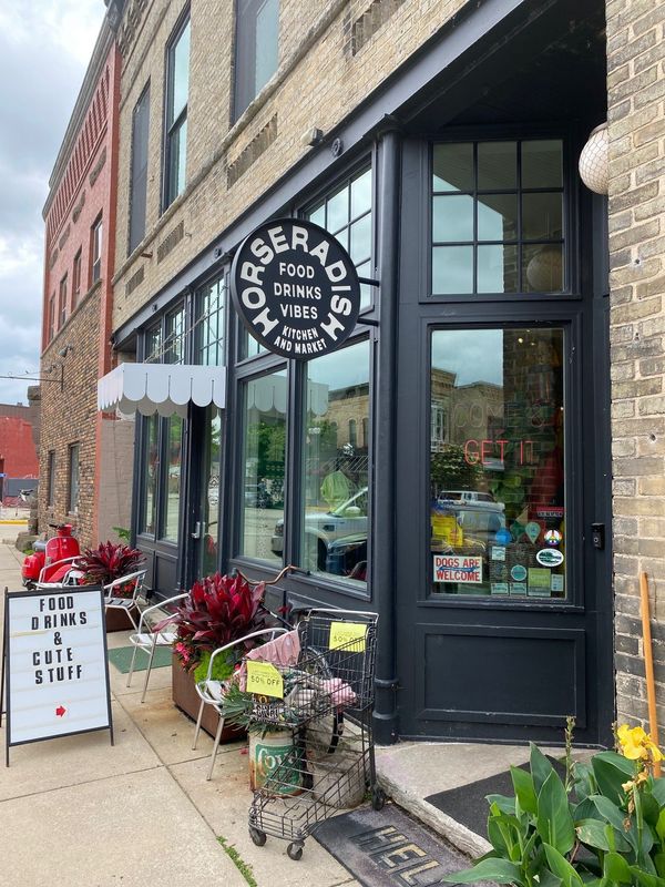 Horseradish Kitchen and Market is a unique eatery and shop located in downtown Princeton.
