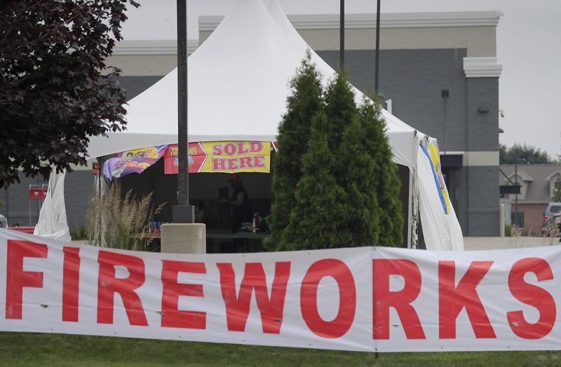 Stands selling fireworks are located throughout the Fox Cities.