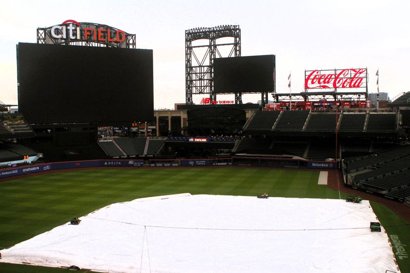 Rain at Citi Field led to the postponement of the July 1 game between the Milwaukee Brewers and New York Mets.