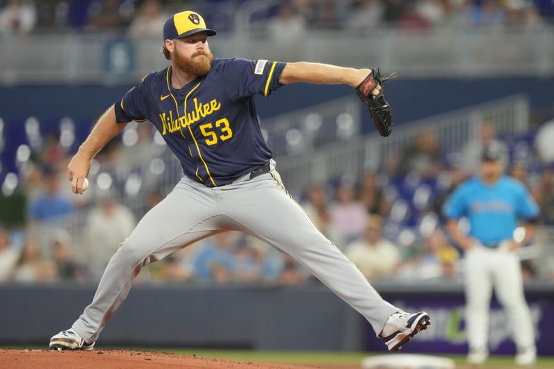 Brewers starting pitcher Brandon Woodruff struck out eight batters in his 2025 debut.