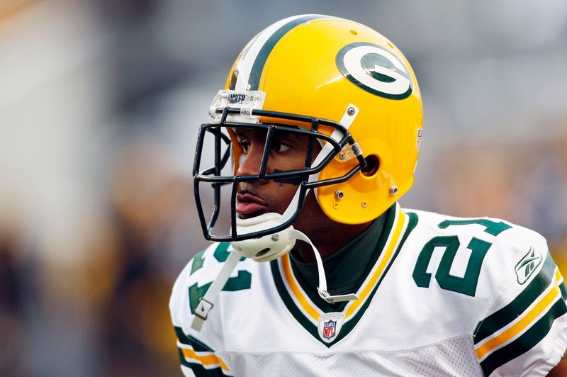 Dec 20, 2009; Pittsburgh, PA, USA; Green Bay Packers cornerback Charles Woodson before the game against the Pittsburgh Steelers at Heinz Field. Mandatory Credit: Jerry Lai-USA TODAY Sports
