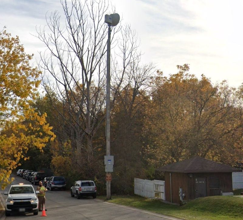 An outdoor warning siren, located at Mayflower Road and Pennsylvania Avenue in Grand Chute, is no longer operable, the Grand Chute Fire Department announced July 18.