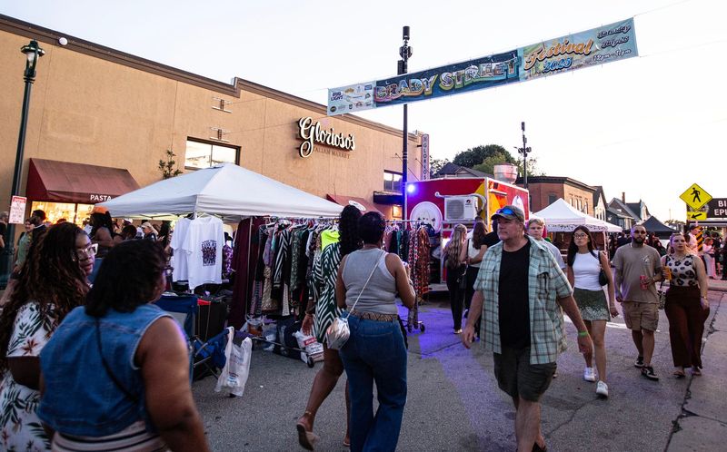Crowds enjoy Brady Street Festival in Milwaukee on July 26, 2025.
