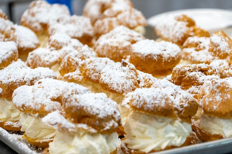 Cream puffs at the Wisconsin State Fair in West Allis on Aug. 7, 2025.