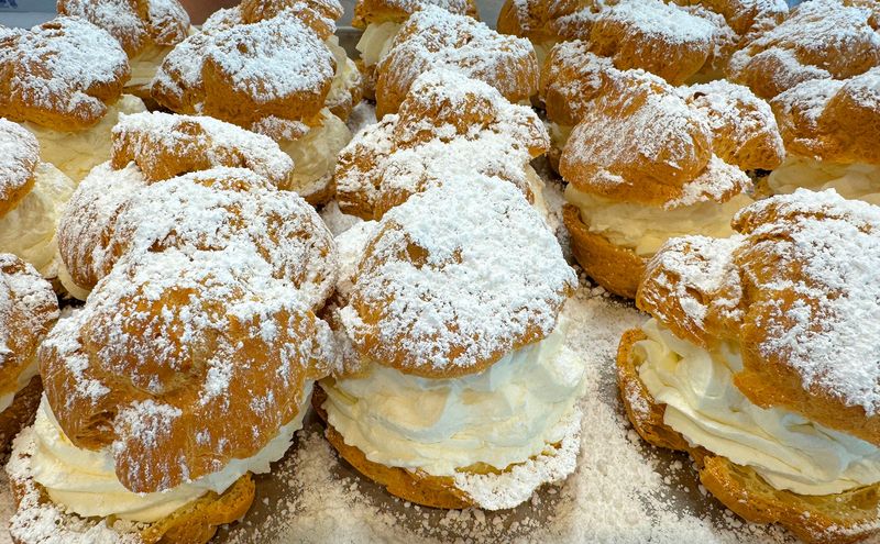 Cream puffs at the Wisconsin State Fair in West Allis on Aug. 7, 2025.