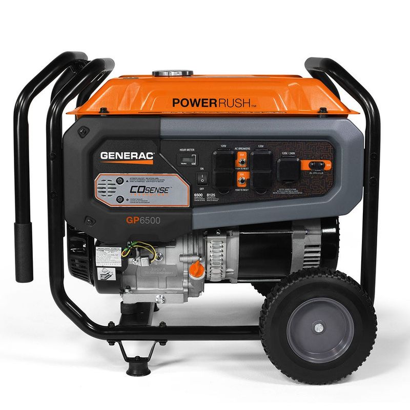 Portable generators with a carbon monoxide sensor will shut off automatically if CO builds up to a dangerous level.