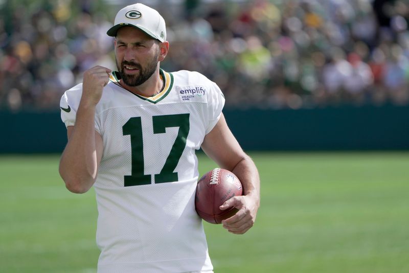 Green Bay Packers place kicker Brandon McManus is the team's oldest player.