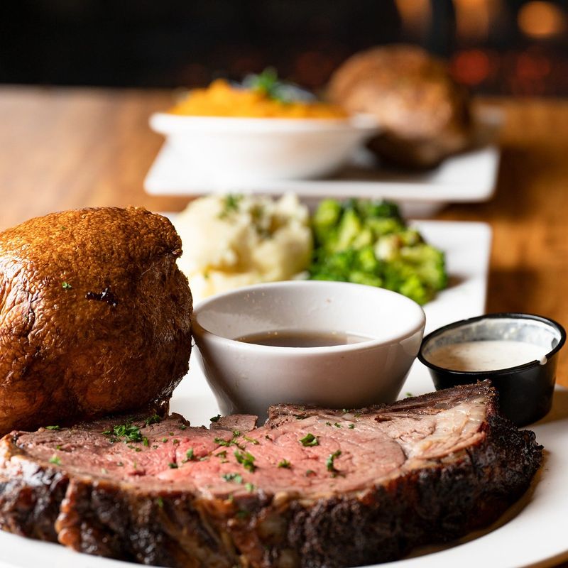 Prime rib like this served at Fireside Classis American Grille is a favorite among those dining out at supper clubs across the U.S.  Check out the new Prime Rib Trail to find the best prime rib served in Wisconsin.