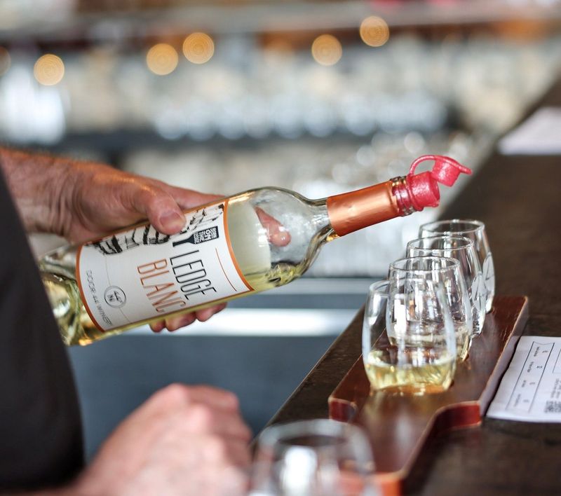 The Ledge Blanc blended white wine by Parallel 44 Vineyard & Winery in Kewaunee is one of two double gold medal-winning wines by Parallel 44 from the 2025 International Cold Climate Wine Competition. Parallel 44 was named Winery of the Year for a fourth straight year in the competition that drew entries from 48 wineries in seven states and Ontario.