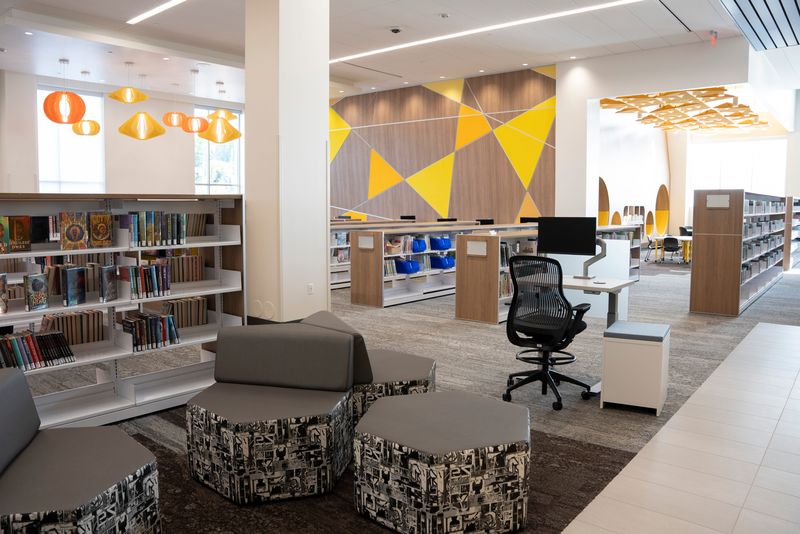 Milwaukee Public Library’s Martin Luther King Branch pictured on Aug. 29, 2025, in Milwaukee, Wisconsin. The library will have a grand opening ceremony on September 6.