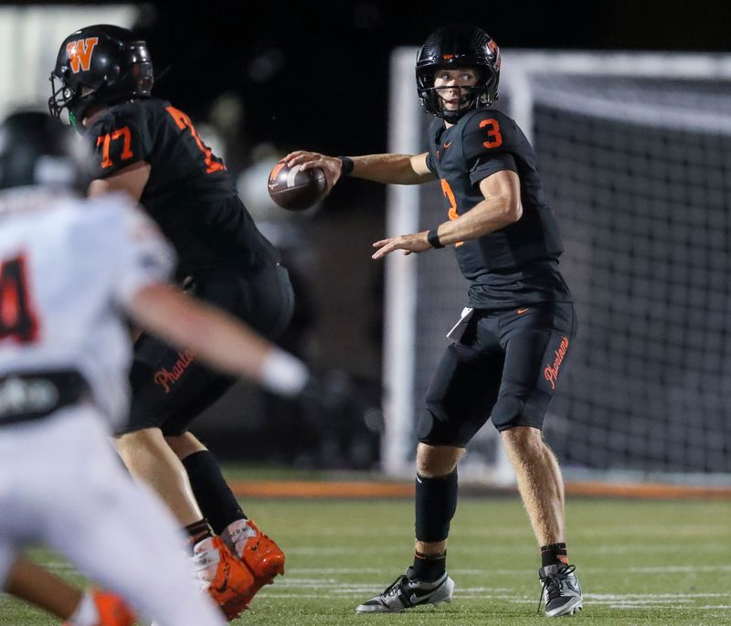 West De Pere quarterback Patrick Greisen threw for 434 yards and four touchdowns against Green Bay Preble in Week 4.
