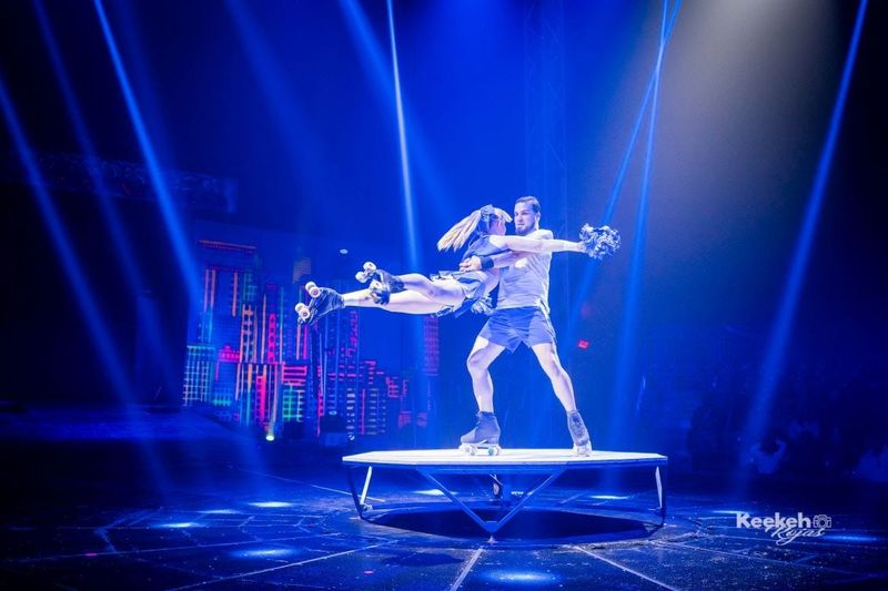 A roller skating act is part of the story as told by Cirque Italia Silver performers from Oct. 3 to 6 at Southridge Mall in Greendale. Under the big top, multiple performers tell a story of adventure from the countryside to the city.