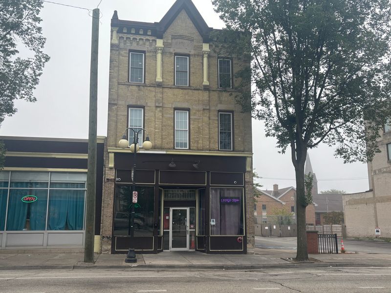 The front of Flame 13 viewed from N. King Drive.