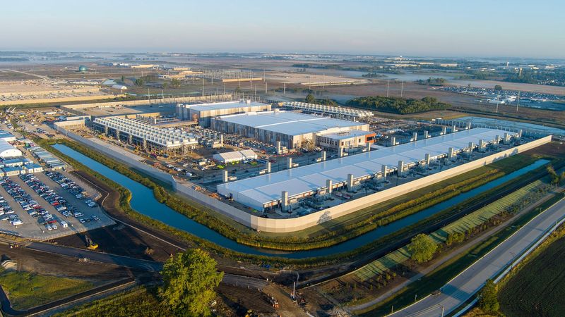 Microsoft’s data center in Mount Pleasant, Wisconsin on Sept. 16, 2025.