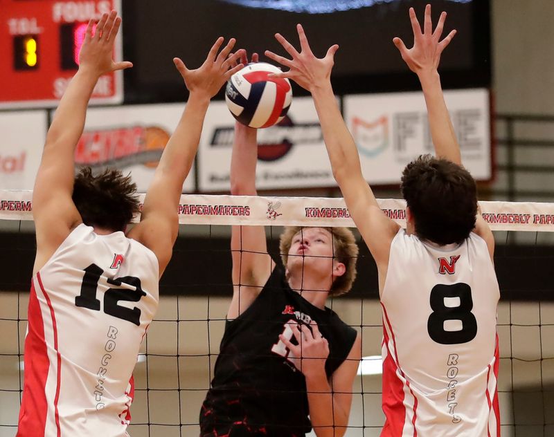 Kimberly boys volleyball player Alex Krause.