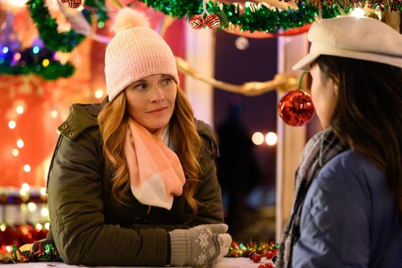 Katie Leclerc stars as a pastry chef who returns home to Door County during the holidays in the made-for-TV movie "A Cherry Pie Christmas."