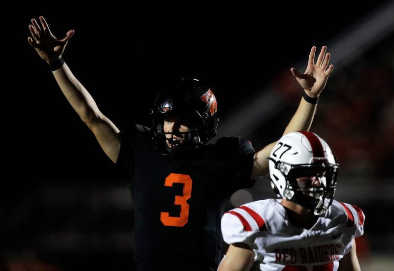 West De Pere quarterback Patrick Greisen threw four touchdowns against Pulaski.