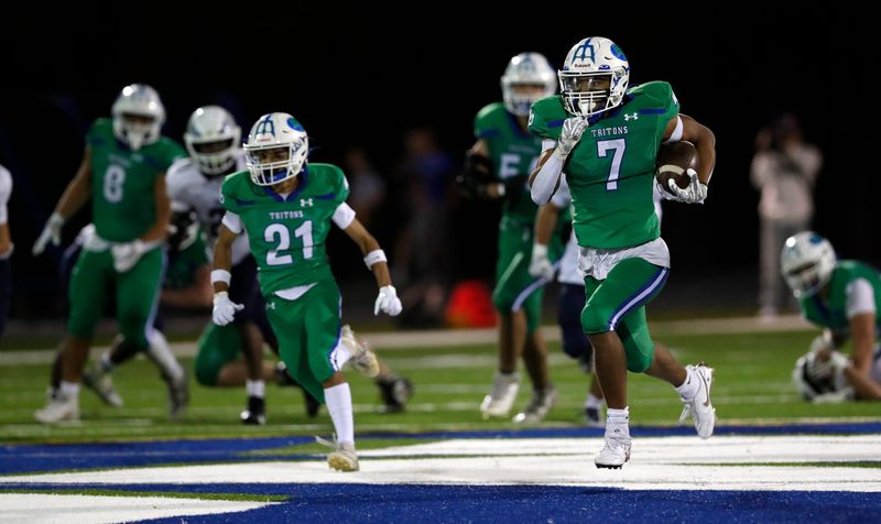 Green Bay Notre Dame running back Kingston Allen had 3,436 yards and 57 touchdowns last season.
