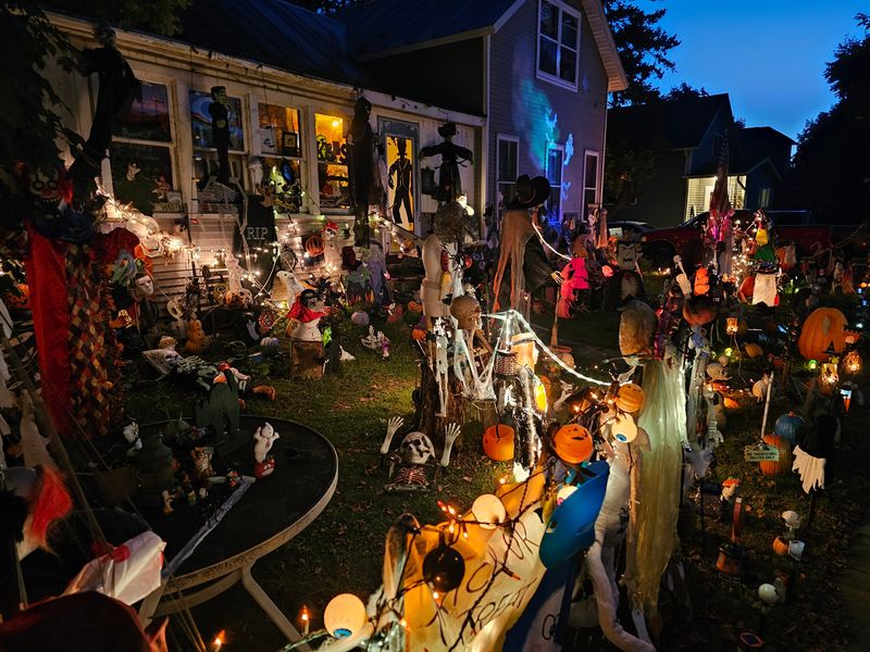 Halloween decorations are popping up all over Stevens Point. Share yours with us.