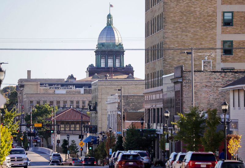 A view of the Manitowoc County Courthouse from North Eighth Street in Manitowoc, Wis., on Wednesday, Oct. 8, 2025.