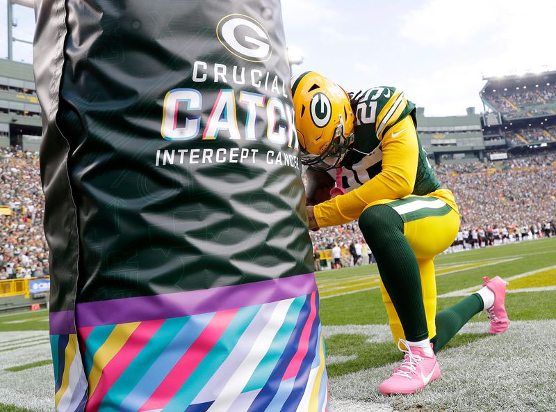 Green Bay Packers cornerback Keisean Nixon (25) before the team’s game against the Cincinnati Bengals on Sunday, October 12, 2025, at Lambeau Field in Green Bay, Wis.Green Bay defeated Cincinnati 27-18.
Wm. Glasheen USA TODAY NETWORK-Wisconsin