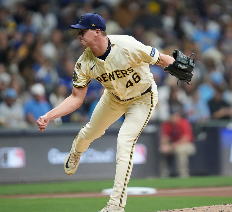 Brewers pitcher Quinn Priester has been recovering from thoracic outlet syndrome, which compresses nerves that typically affect the shoulder and neck area for a pitcher.
