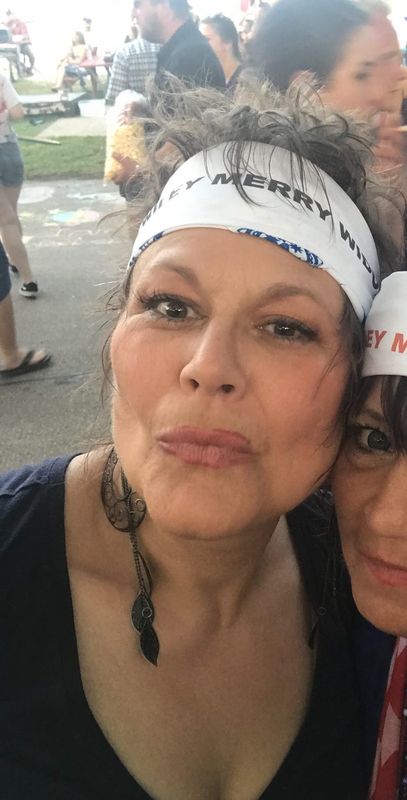 Carrie Zettel poses with her best friend, Susan Hoffmann, at Summerfest in 2018. Zettel died Oct. 12. Her daughter is accused of killing her.